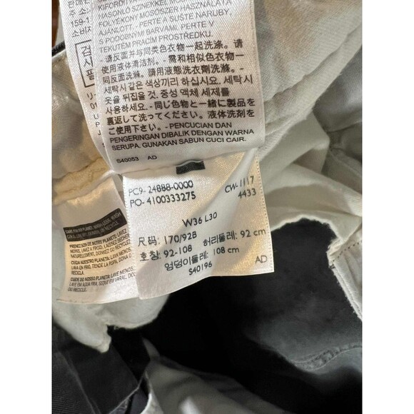 Levis Chino Pants Slim Mens 36x30 Dark Gray 24888 S40196 - Picture 6 of 7